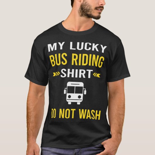 ラッキー バス乗りのシャツ Tシャツ (正面)