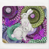 ラッキー・バニー マウスパッド (正面)