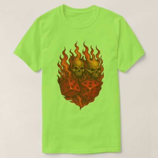 ラッキー・バーン Tシャツ (デザイン正面)