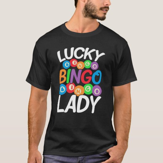 ラッキー・ビンゴ・レディ Tシャツ (正面)
