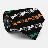 ラッキー – ビール – シャームロック ネクタイ (ロール)