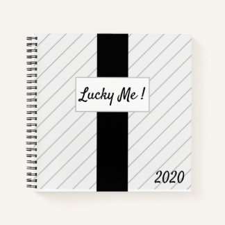 ラッキー！ピンストライプの恵み ノートブック