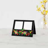 ラッキー フォト グリーティング カード / 封筒付きカード (黄色い花)