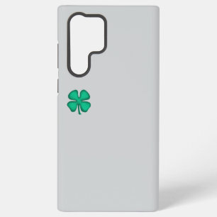 ラッキー・フォー・リーフ・アイリッシュクローバー グレー S22 Ult phoneケース Samsung Galaxy S22 Ultraケース