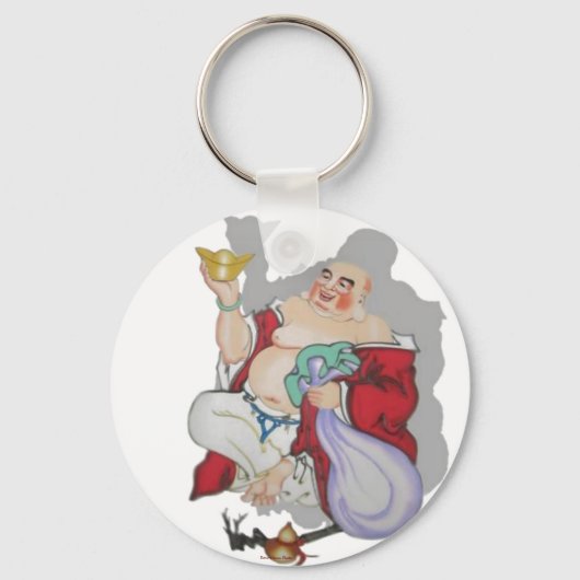 ラッキー・ブッダ・キーチェーン キーホルダー (正面)