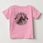 ラッキー・ホース ベビーTシャツ (裏面)