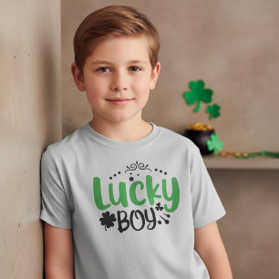 ラッキー・ボーイ・セント・パトリックTシャ子供へツ Tシャツ