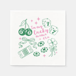 ラッキー・ママの時代に St Patricks Day スタンダードカクテルナプキン