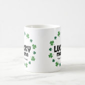 ラッキー・ママ コーヒーマグ - 名入れギフト コーヒーマグカップ (中央)