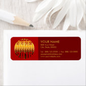 ラッキー・モンキー中国のズ2016年新年ラベル ラベル (インサイチュ)