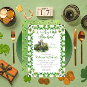 ラッキー リトル シャムロック セントパトリックのベビーシャワー 招待状