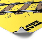 ラッキー・ルーク・ダルトンのアニメ映画の黄色の子どもesc ポスター (角)