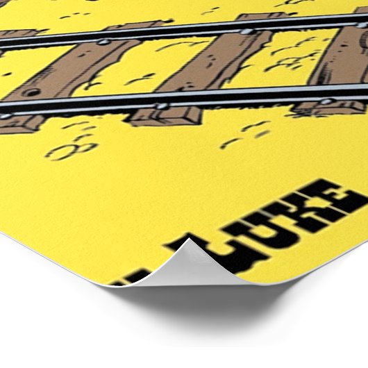 ラッキー・ルーク・ダルトンのアニメ映画の黄色の子どもesc ポスター (角)