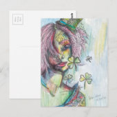 ラッキー・レディ ポストカード (正面/裏面)