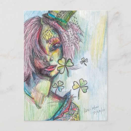 ラッキー・レディ ポストカード (正面)