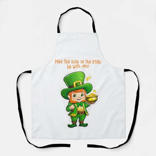 ラッキー・レプレシャンの宝 エプロン (正面)