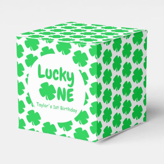 ラッキー・ワンの1歳の誕生日 フェイバーボックス (正面サイド)