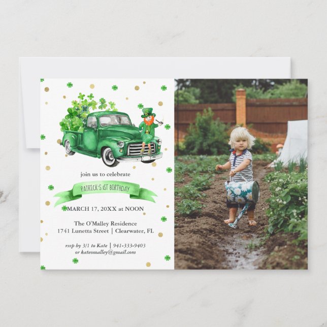 ラッキー・ワン | セントパトリックデー ファーストバースデー (正面)