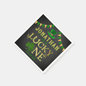 ラッキー・ワン・セント・パトリックの日1日 スタンダードカクテルナプキン (角)