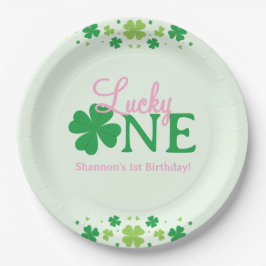 ラッキー・ワン 初めての1歳の誕生日パーティー ペーパープレート