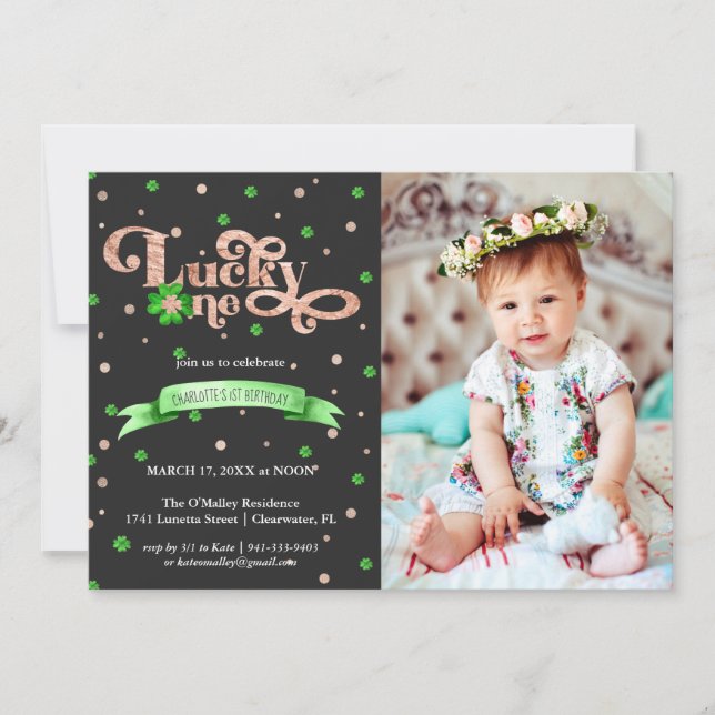 ラッキー・ワン | St. Patrickの日1st誕生日 (正面)