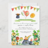 ラッキー・ワン | St. Patrickの日1st誕生日 招待状 (正面)