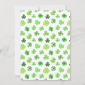 ラッキー・ワン | St. Patrickの日1st誕生日 招待状 (裏面)