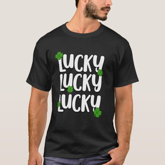 ラッキー – St patricks day Tシャツ (正面)