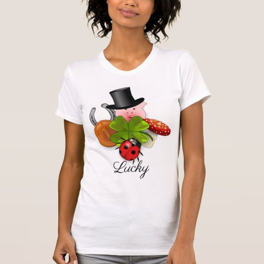 ラッキー Tシャツ (正面)