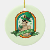 ラッキーAラテ セラミックオーナメント (裏面)