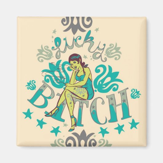 ラッキーB マグネット (正面)