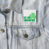 ラッキーLクローバーシャムロックスセントパティSボタンを取得 缶バッジ (インサイチュ)