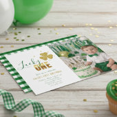 ラッキーONE セントパトリックデー 1歳の誕生日フォト 招待状