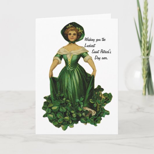 ラッキーSaint patricks day カード (正面)