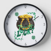 ラッキーSt patricks 壁時計 (正面)