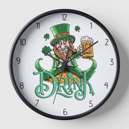 ラッキーSt patricks 壁時計 (正面)