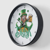 ラッキーSt patricks 壁時計 (傾斜)