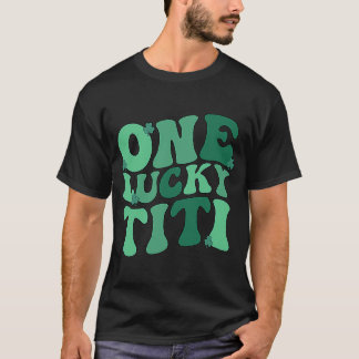 ラッキーTitiおばさん聖パトリックの日Titiおばさんシャム Tシャツ