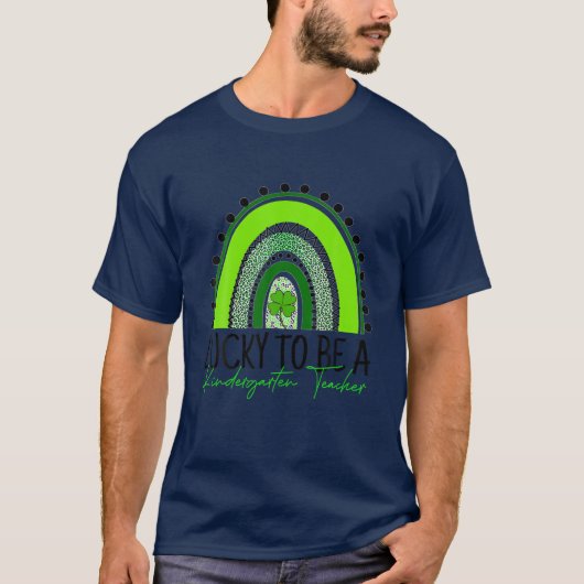 ラッキーTo A幼稚園先生レインボーセントパー Tシャツ (正面)
