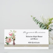 ラックカードギフト証明書モノグラムI (スタンド正面)