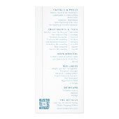 ラックカードサービスメニュー ラックカード (裏面)