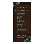 ラックカードフローラリネンサロンスパブルーブラウン ラックカード (裏面)