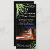 ラックカード印刷、ナイトクラブまたはパーティーテーマ (正面/裏面)