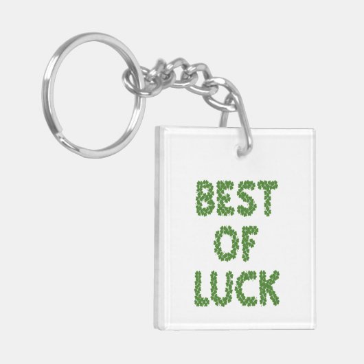 ラッククローバーグリーティングベスト キーホルダー (正面左)