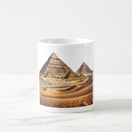 ラックスはっきりした：印象的な芸術作品 コーヒーマグカップ (中央)