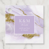 ラックスインクラベンダー抽象芸術サンキューID990 フェイバータグ (正面)