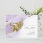 ラックスインクラベンダー抽象芸術ブライダルシャワーID990 (スタンド正面)