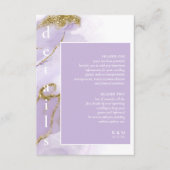 ラックスインクラベンダー抽象芸術詳細ID990 エンクロージャーカード (正面)