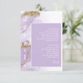 ラックスインクラベンダー抽象芸術詳細ID990 エンクロージャーカード (スタンド正面)