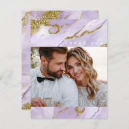 ラックスインクラベンダー抽象芸術ID990 サンキューカード